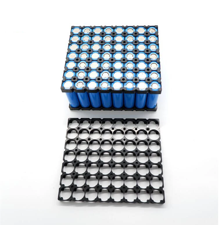 MasterFire 500pcs/lot 7*8 Cell 18650 Batteries Brackets Spacer Radiating Shell Plastic Heat Holder Battery Bracket