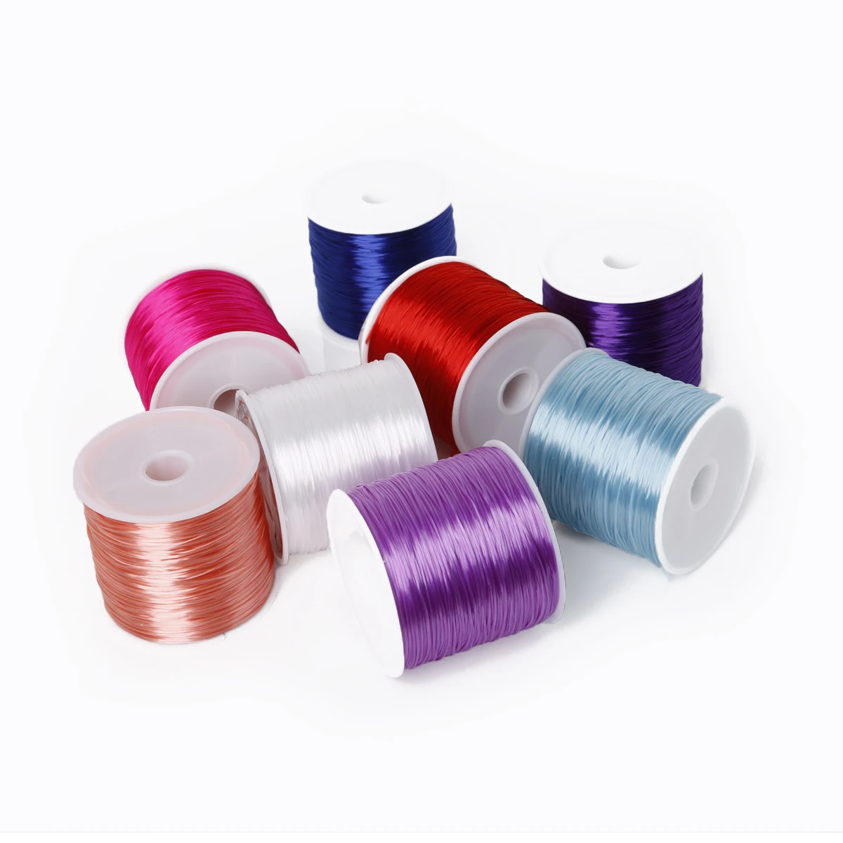 50m/Roll DIY Crystal Beading Stretch Cord for Jewelry Making 0.7mm Elastic Thread Rope Diy Bracelet Necklace Accessories