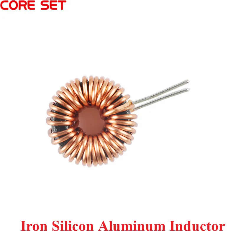 5Pcs Iron Silicon Aluminum Magnetic Ring Inductor Coil 40125 65125 80125 Inductor 22/47/100uH 0.6/0.8/1.0MM Diameter Inductance