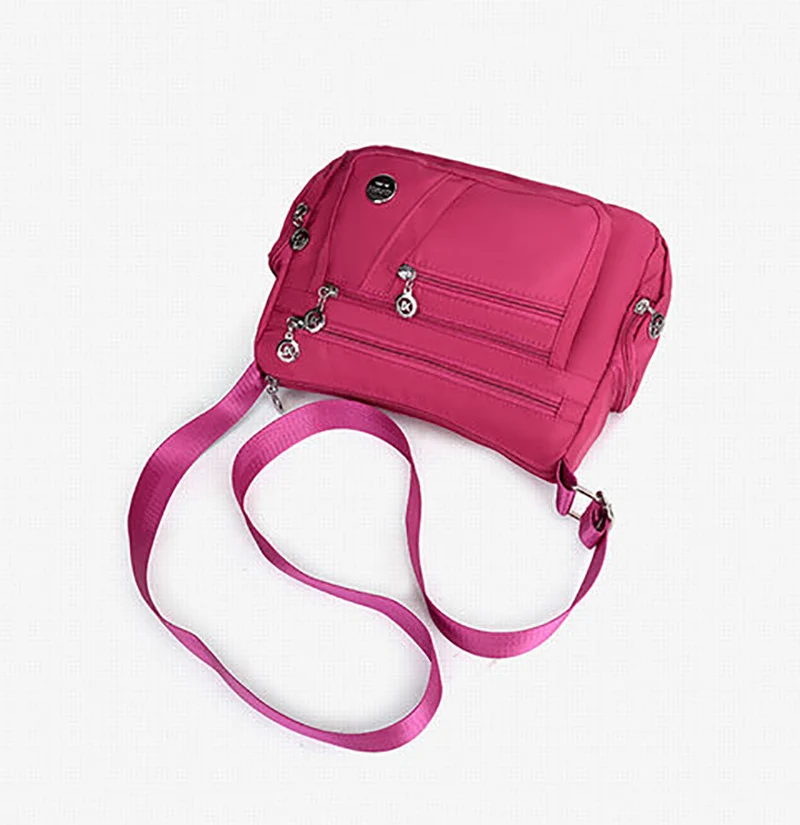Große Kapazität Frauen Umhängetasche wasserdichte Tasche lässig Nylon Umhängetasche Geldbörse Handtasche leichte Reise Umhängetasche – Detail 33