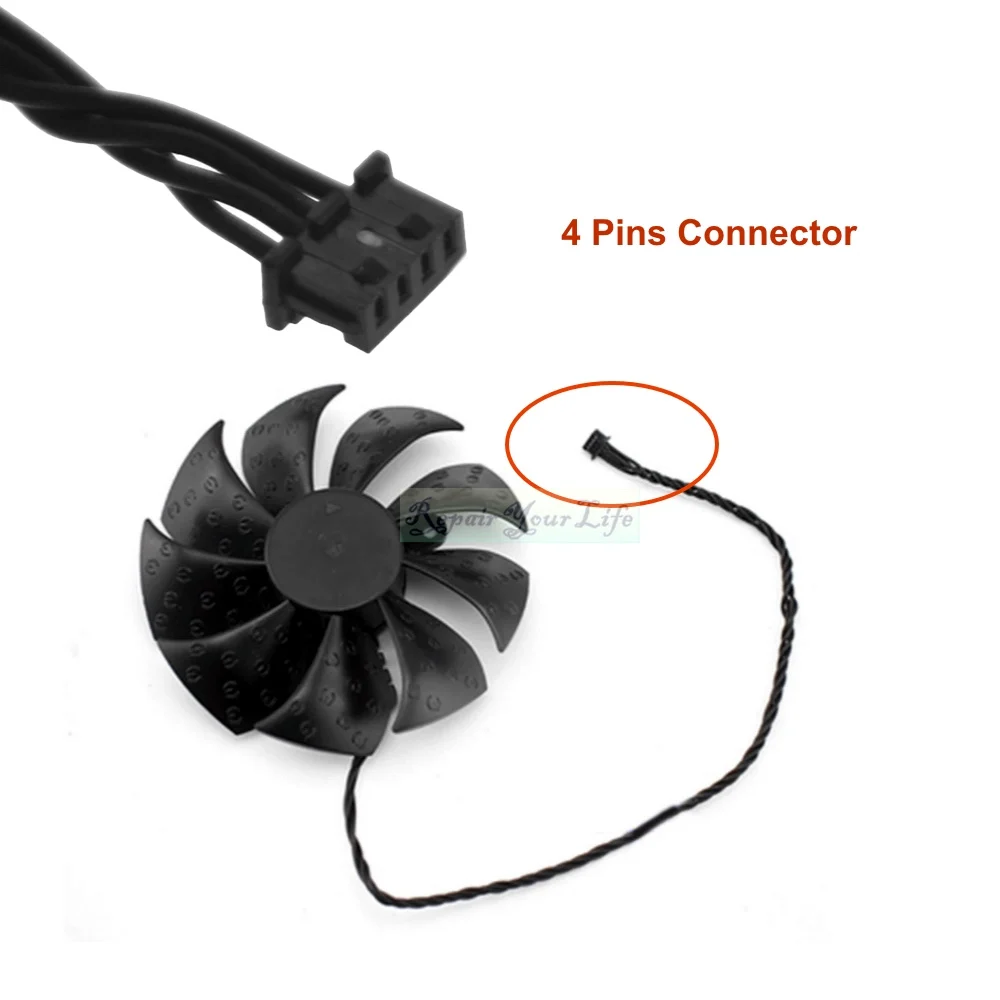 Vga Videokaart Fans Voor Evga Geforce Rtx 2060 Xc Ultra Gaming 6Gb GDDR6 Dual Hdb 06G-P4-2166-KB PLA09215S12H PLD09220S12HS