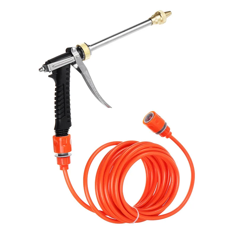 

Protable 12V 100W 200PSI High Pressure Water Pump Sprayer With 6M Length Tube Car Charger Cord