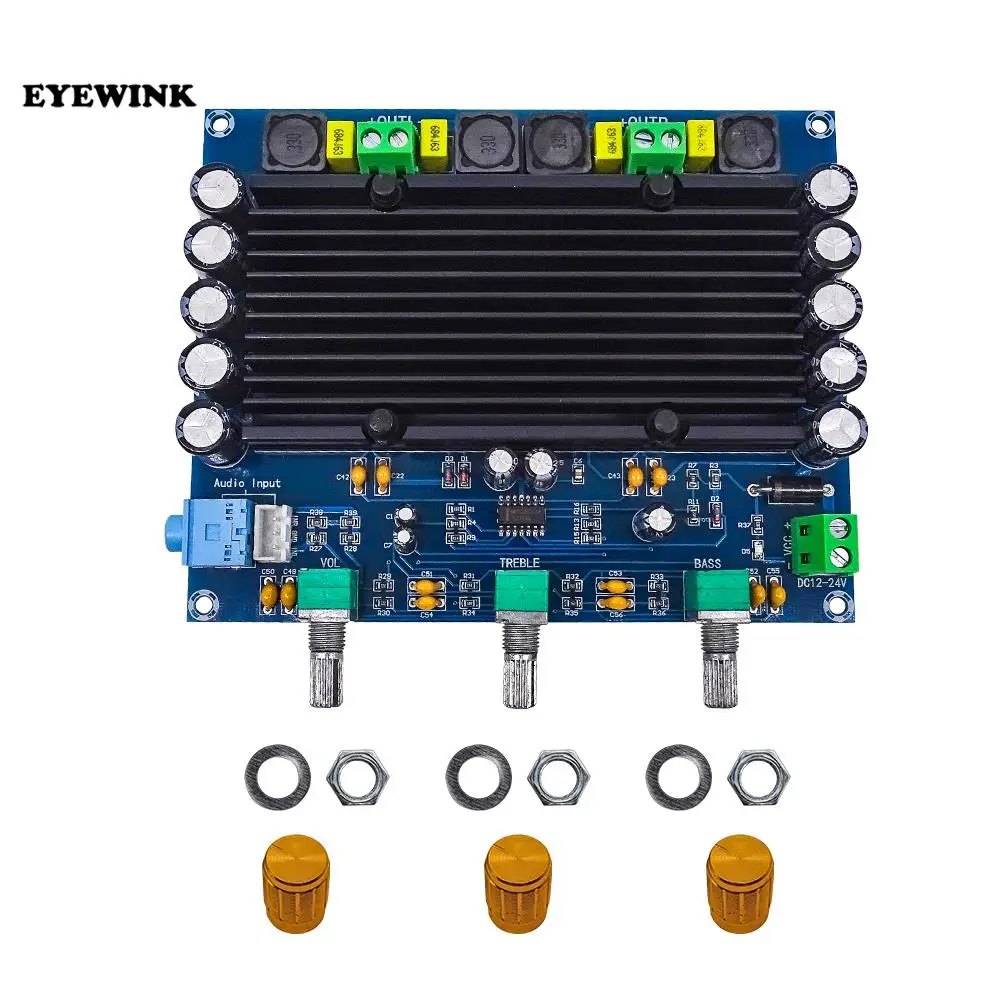 XH-M549 Dual channel adjustable 150W digital power amplifier board tpa3116d2 digital audio amplifier board