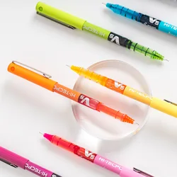 1pcs Pilot V5 Color Gel Ink Pen 0.5mm Ballpoint Tecpoint Candy Writing Drawing Japanese Stationery Office School A6911