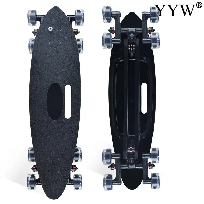 

2021 Brand 8 Wheels Skateboard Land Curiser Big Fish Board Flat Land Surt Skate Board For Beginner Flashing Longboards
