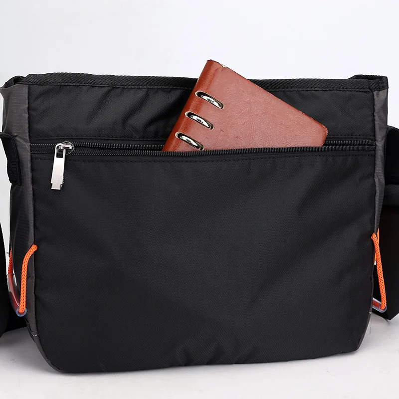 High Quality Men Nylon Shoulder Bag Fashion Casual Multi-Capacity Sling Crossbody Messenger Bag Male Briefcase X204C