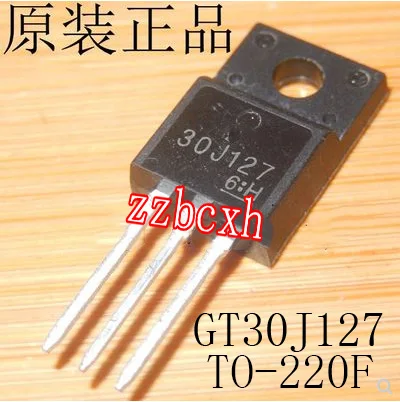 10PCS/LOT New original  GT30J127  30J127  TO-220F  In Stock