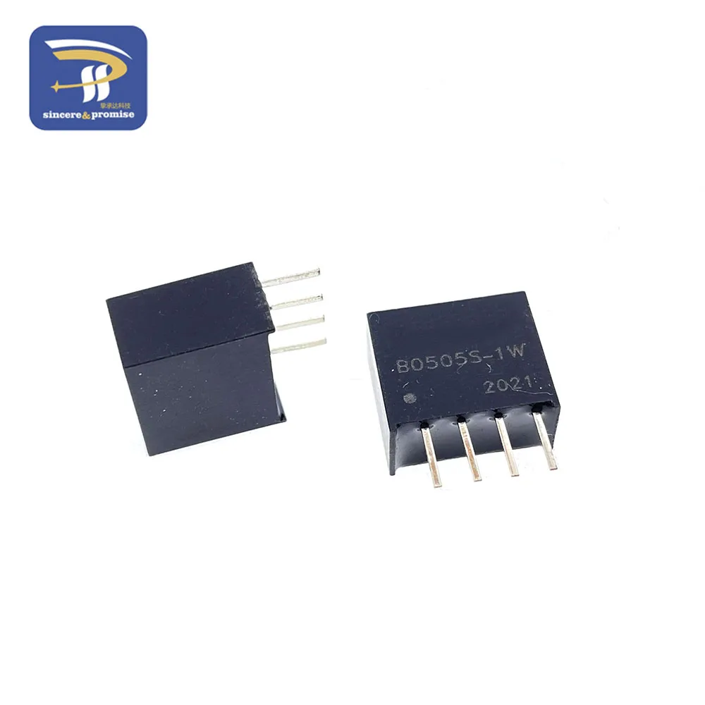 2/5/10PCS/LOT B0505S-1W Regulated Power Supply Module SIP-4 Isolating Switching Converter DC 5V To 5V