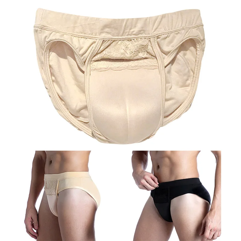 Men\'s Padded Brief Buttocks Enhancers Inserts Sponge Pad Filling Panties Male Padding Shapewear Booster Liftting Body Shaper