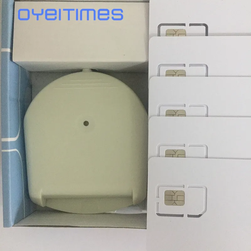OYEITIMES 4G LTE SIM Card Reader Writer Programmatore Con 5PCS 4G LTE In Bianco SIM Card 1PC 4.2.5 ver. SIM Card Software Milenage