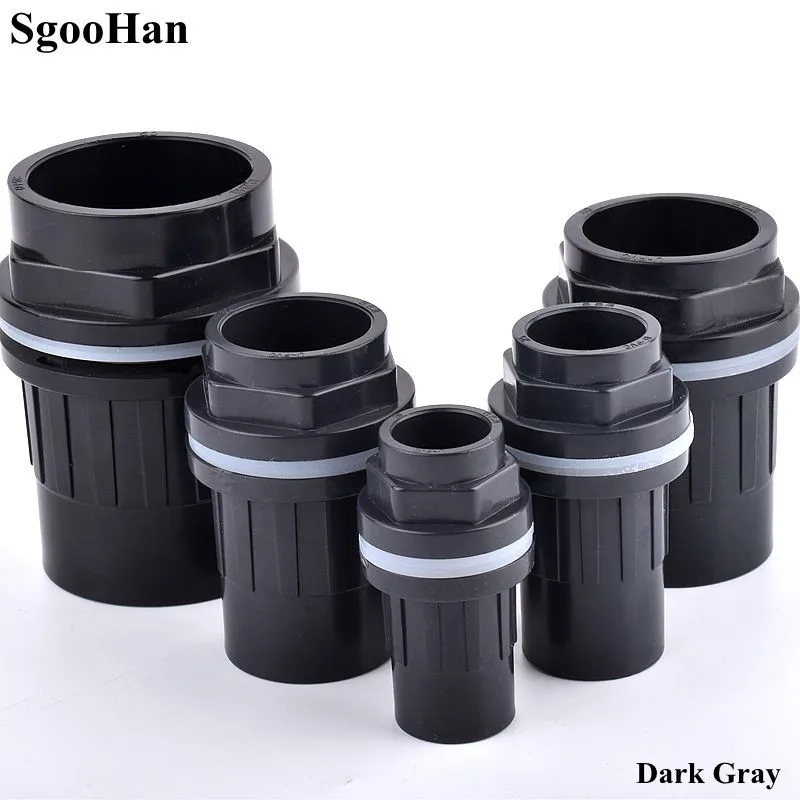 1-5Pcs 20-50mm PVC Pipe Connectors Thicken Fish Tank Pipe Drainage Connector Garden Drain  Adapter Water Supply Pipe Fittings