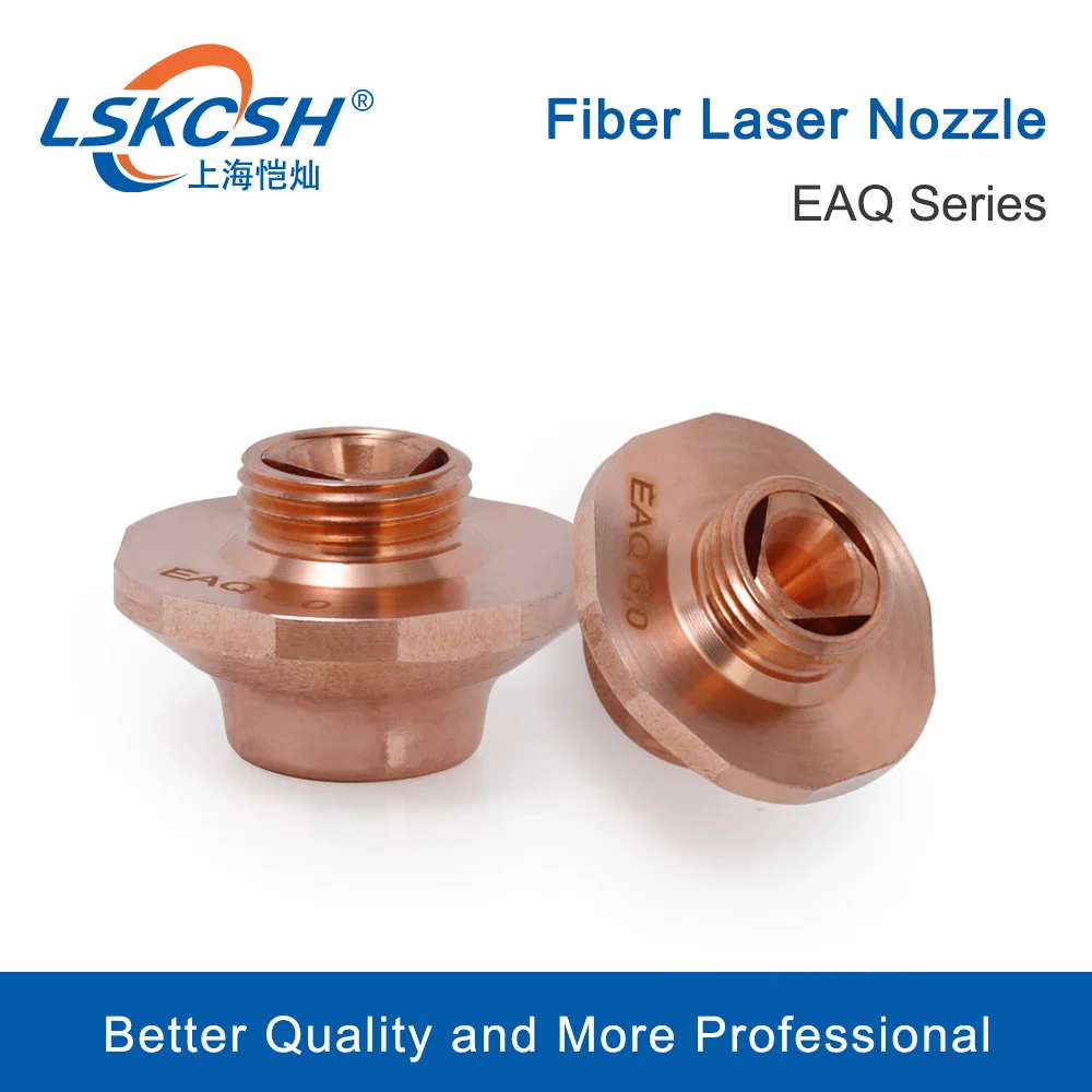 LSKCSH 20Pcs/lot  Fiber Laser Nozzle Dia.25mm M12 Pn 1809901 EAQ Series   6.0 7.5 9.5mm  for Fiber Laser Cutting  Machines