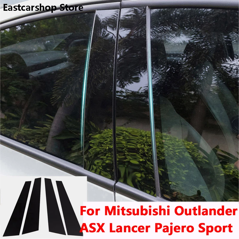 

For Mitsubishi Outlander Asx RVR Lancer Pajero Sport Eclipse Cross Car Central Middle Column PC Window B C Pillar Strip Sticker