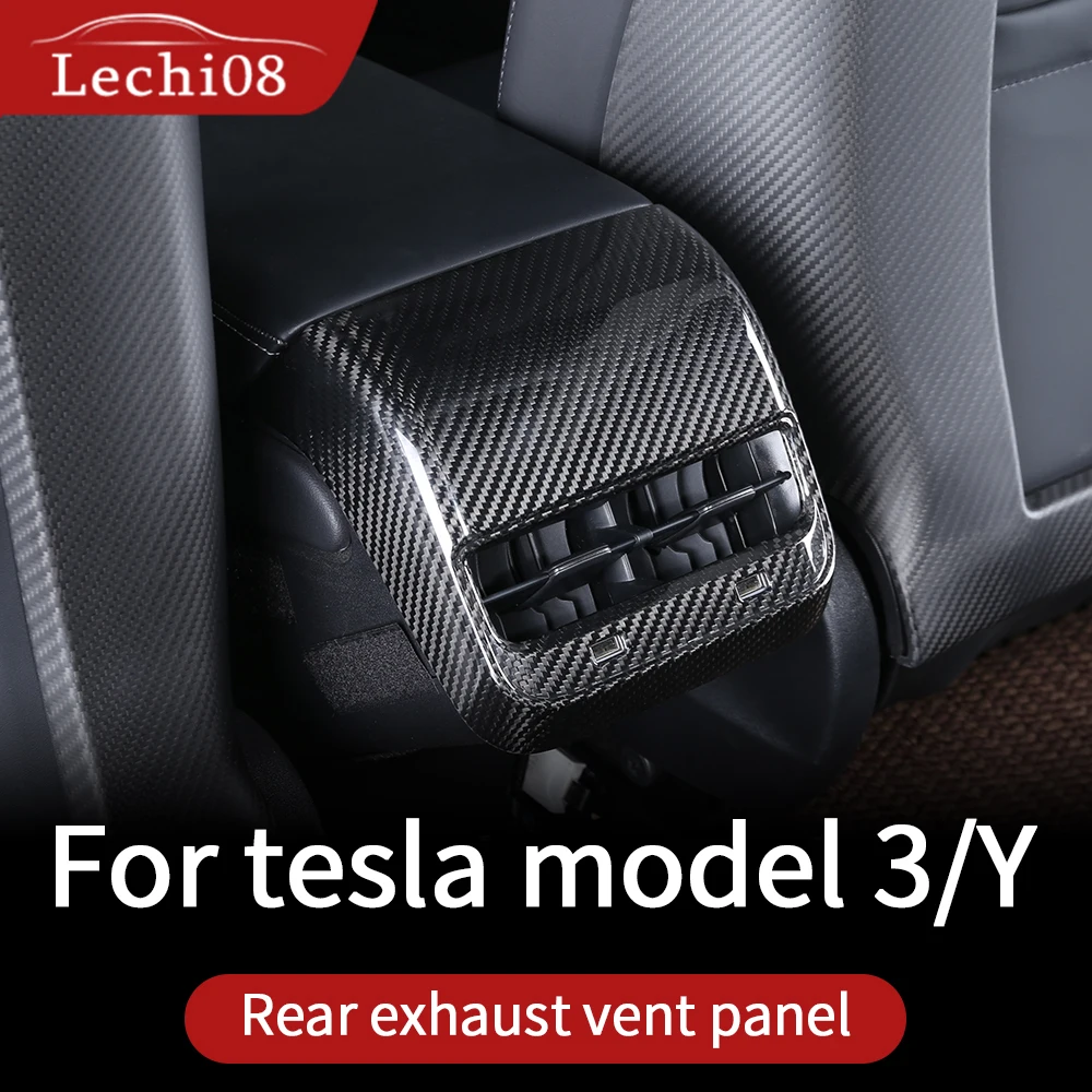 Airoutlet panel for Tesla model 3 accessories/car 2021-2023 tesla model y accessories model 3 tesla three  carbon/accessoires