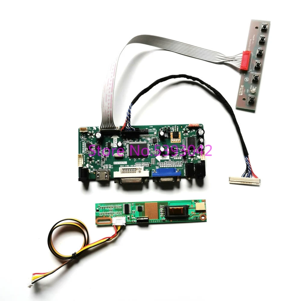 Fit Lp156wh1 Tlb1 Tlb3 Tlc1 Tlc2 15.6 30pin 1366*768 Teclado 1ccfl Lvds M.nt68676 Placa Controladora Lcd Kit Diy