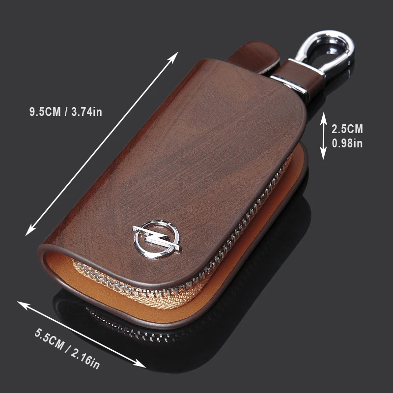 2021 Leather Car Key Case Key Cover With Car Logo For Skoda Chevrolet Buick Suzuki Lexus Peugeot Cadillac Jeep Subaru Jaguar KIA