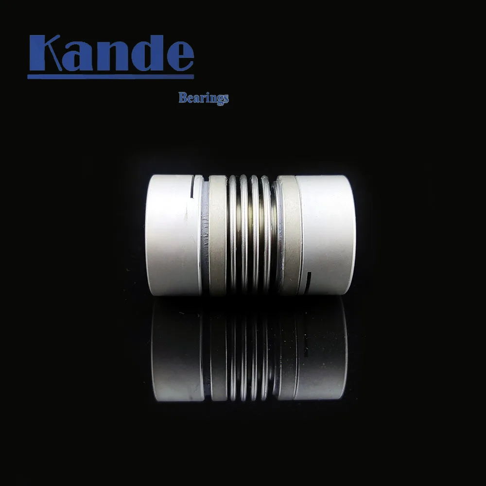 1pc Corrugated coupling D25L37 4/5/6/6.35/8/9.525/10/12mm CNC Aluminium Alloy For Stepper Motor 3D Printer CNC