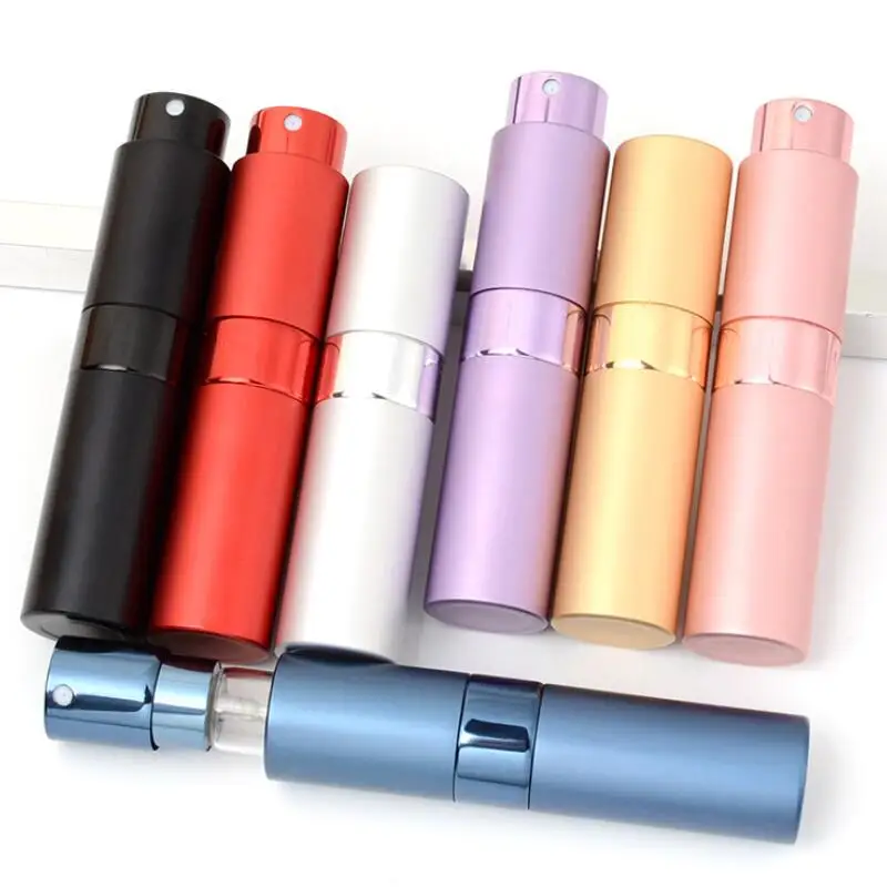 8ml Portable Mini Travel Spray Scent Pump Perfume Bottle Atomizer Empty Perfume Container For Travel LX2646