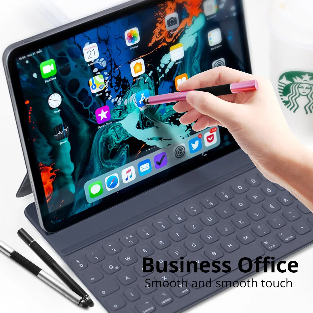 FONKEN Stylus Stift Für Smartphones 2 in 1 Touch Pen für Samsung Xiaomi Tablet Bildschirm Stift Dünne Zeichnung Bleistift Dicke kapazität Stift