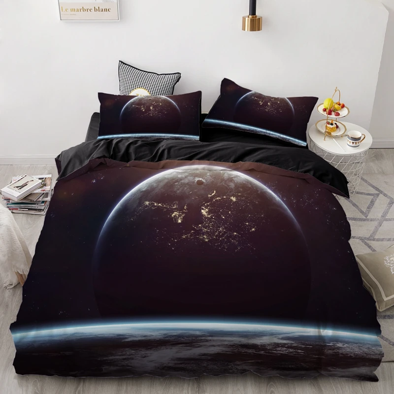 Dream NS Beautiful Blue Sky Scenery Bedding Home Textiles Set Queen Bedclothes Duvet Cover Pillowcase Comforter Bedding Sets