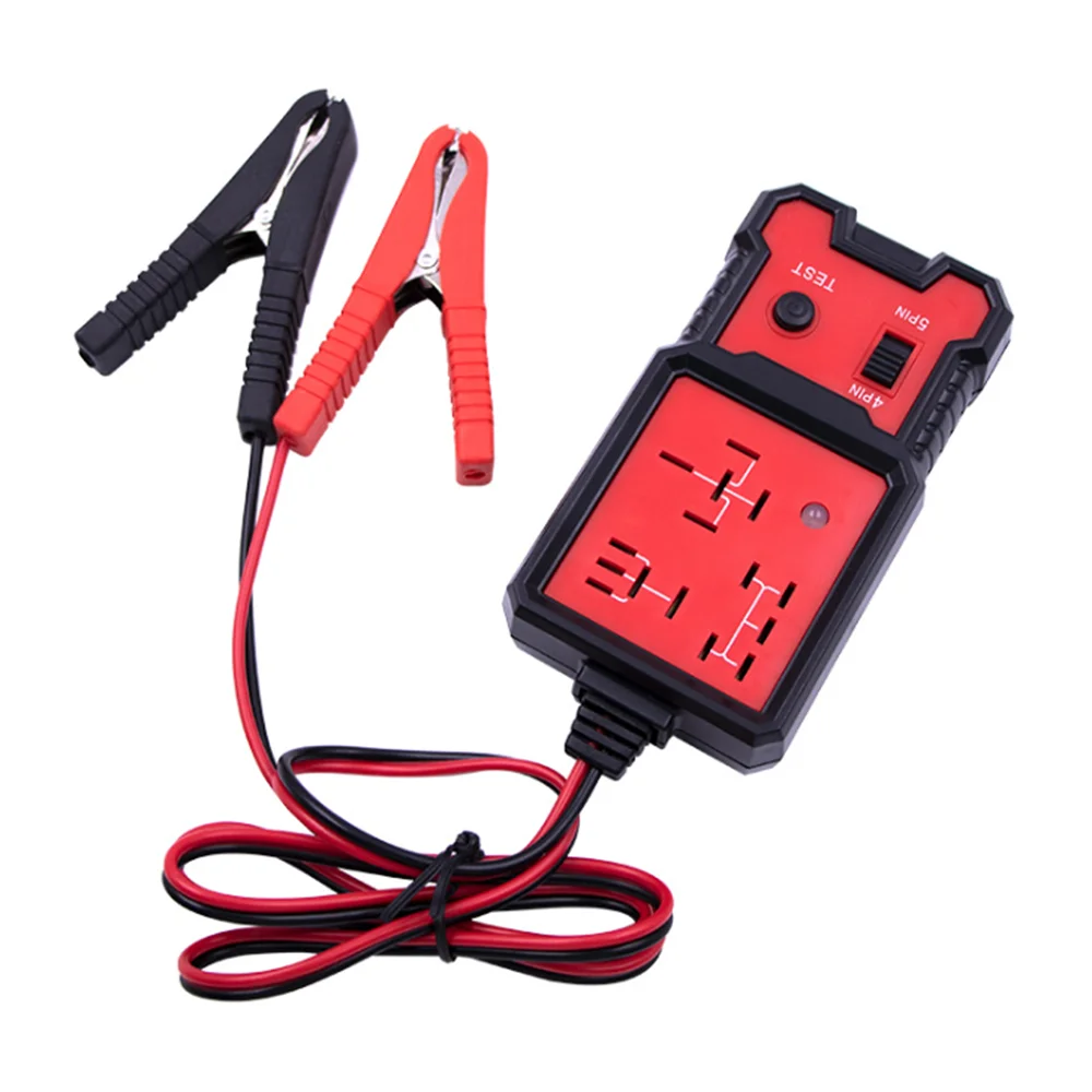 12V Car Relay Tester Automotive Electronic Relay Tester LED Indicator Light Battery Checker Aoltage Tester Universal