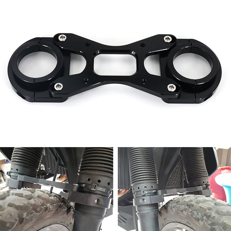 

Аксессуары для мотоциклов, пригодные для Kawasaki KLR650 2008-2018 KLR650 1987-2007, передняя подходит для вилки, алюминиевый кронштейн с ЧПУ