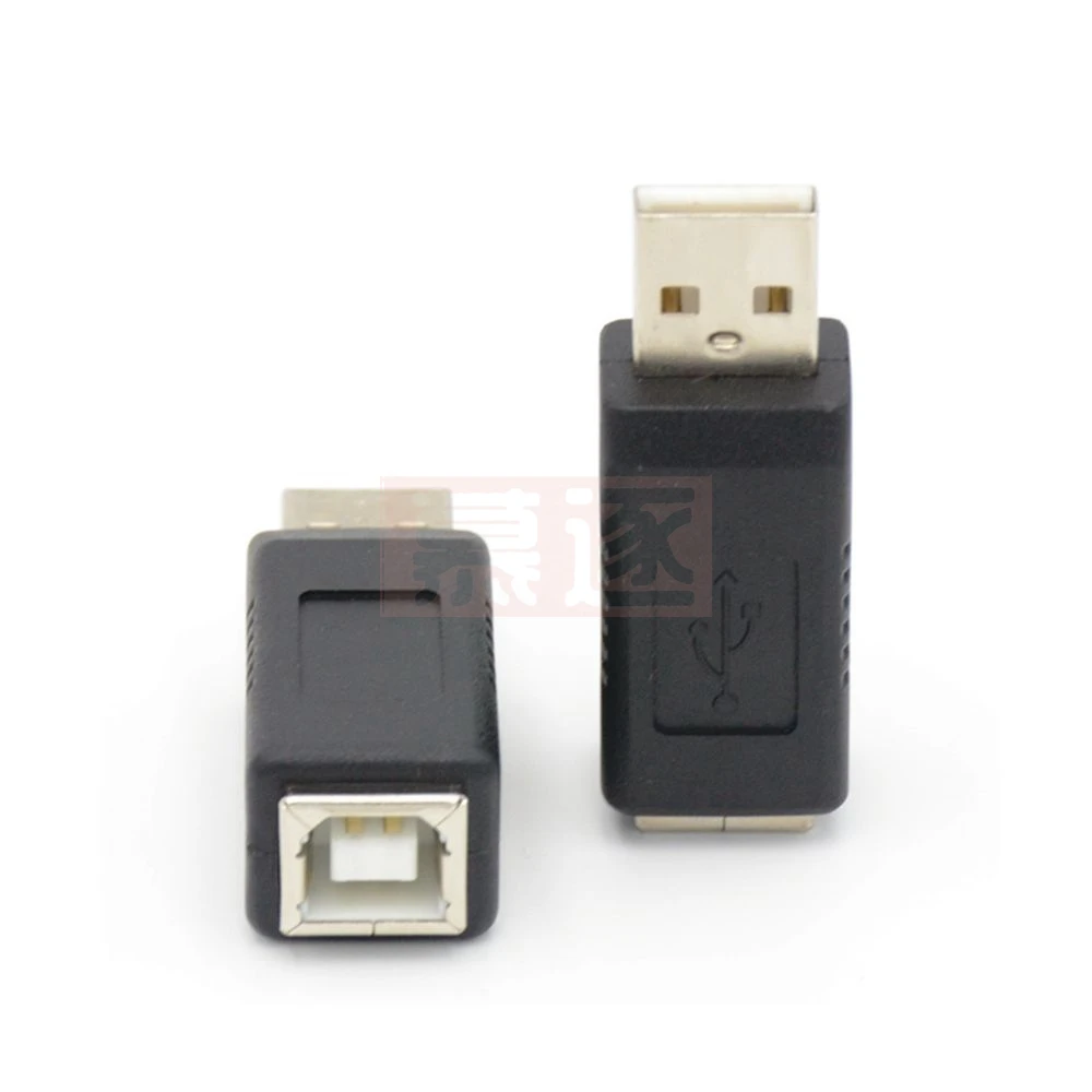 2PCS USB public to square port printer female port adapter a male to BF printer conversion plug