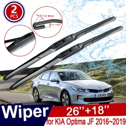 Car Wiper for KIA Optima JF 2016 2017 2018 2019 K5 Front Windscreen Windshield Wipers Blade Car Accessories Stickers