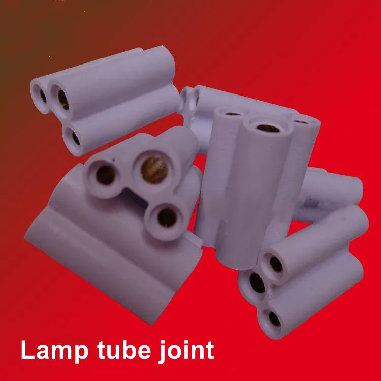 

10pcs LED Light Fluorescent Connector Seamless Joint Unit Used For T4 T5 T8 Tube Lamp 2 Pins 3 Pins Rigid Connectors Copper Core