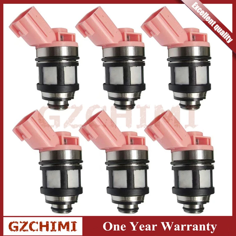 

166001800[ Set Of 6PCS ] Fuel Injectors Nozzle For Nissan Frontier Pathfinder Xterra 3.3L INFINITI QX4 1996-2004