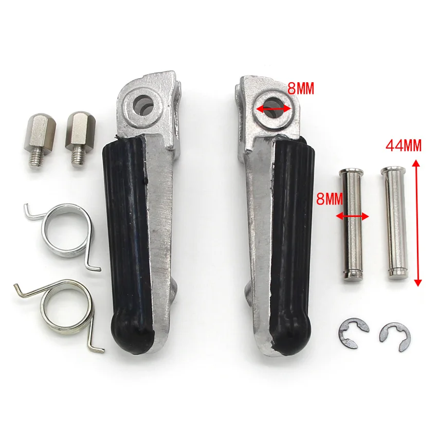 Front Footrests Foot Pegs For Honda CBR954 CBR954RR CBR900 CBR900RR Fireblade CBR919 CBR919RR CBR929 CBR929RR 50670-MCJ-750 L