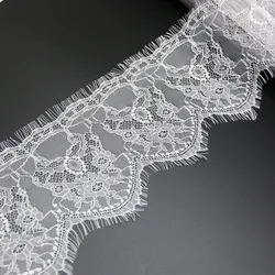 (3 meters/lot) 140mm White Black lace fabric Webbing Clothing Accessories lace material Handmade