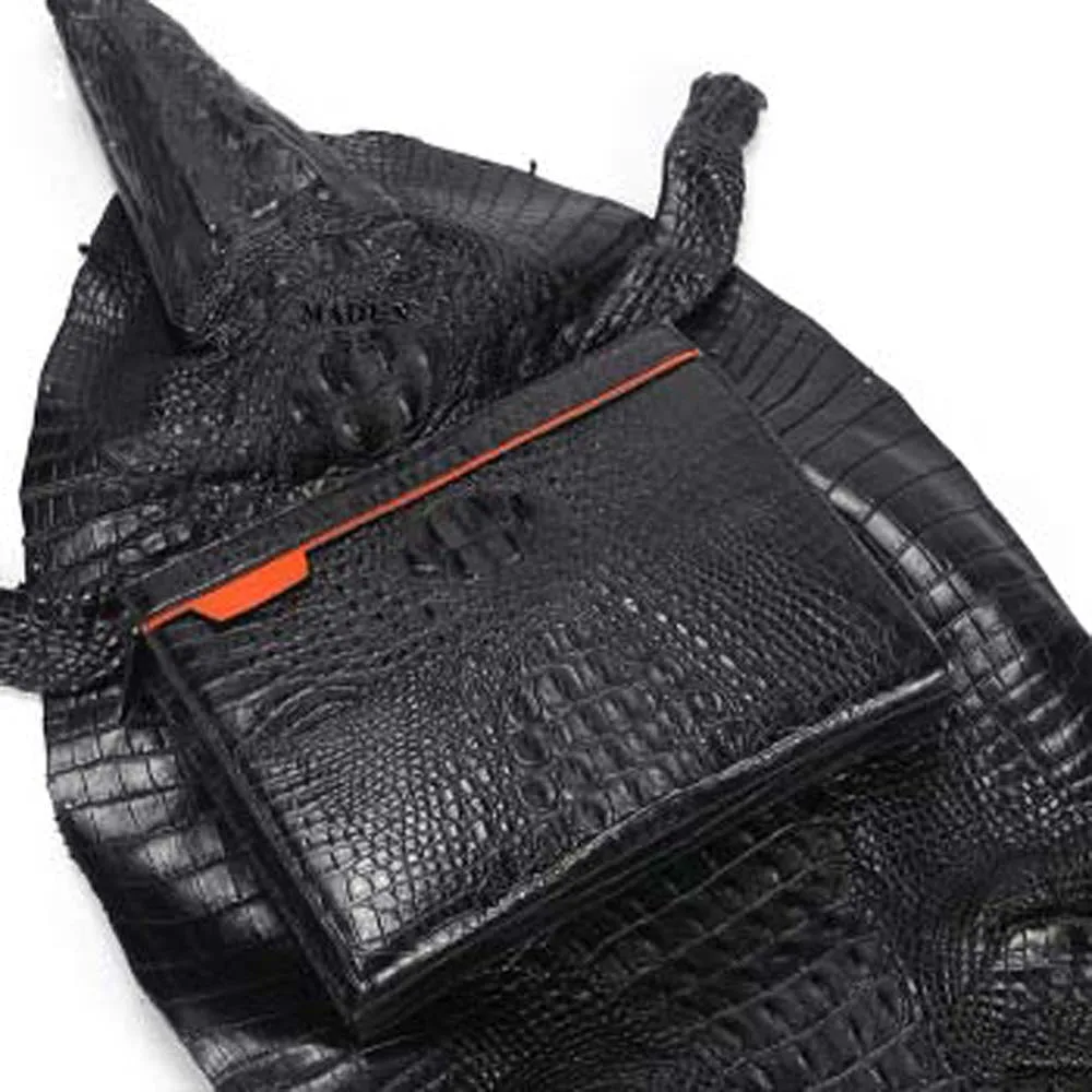 madun Thailand  crocodile leather  maleHand bag  business  leisure  Hand caught  zipper  fashion large capacity men clutch bag