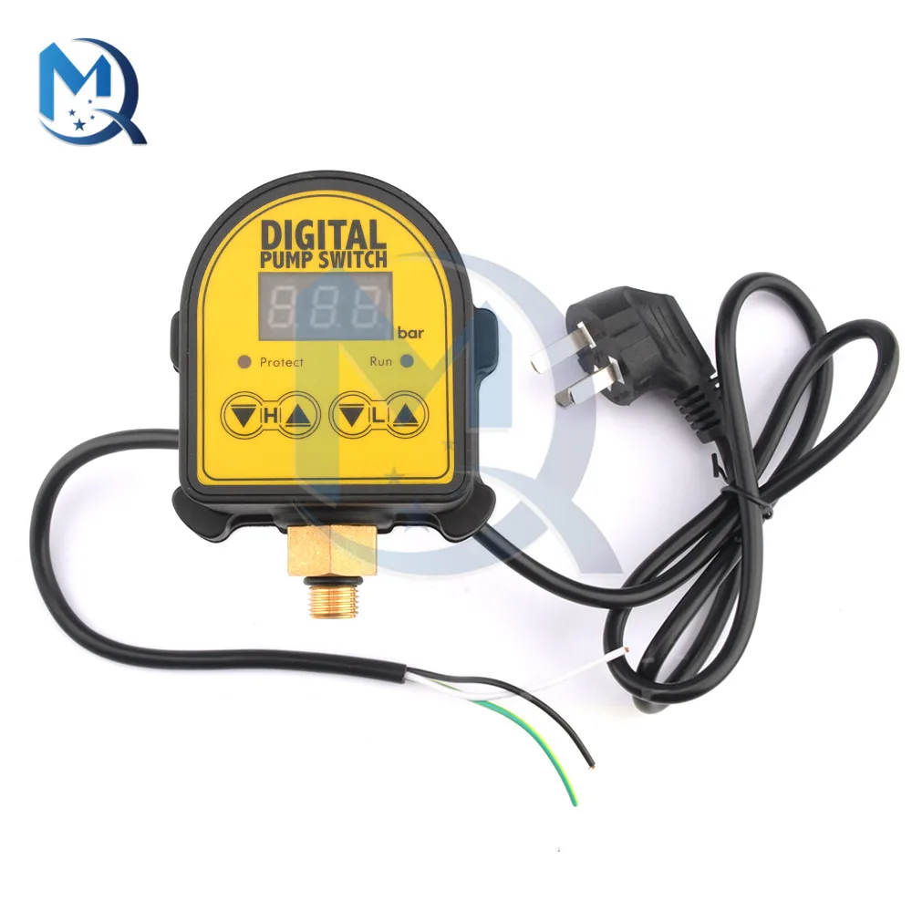 2/3/4 Points Outer Wire 220V Digital Display Intelligent Water Pump Pressure Controller Switch For Tap Water Pressurization