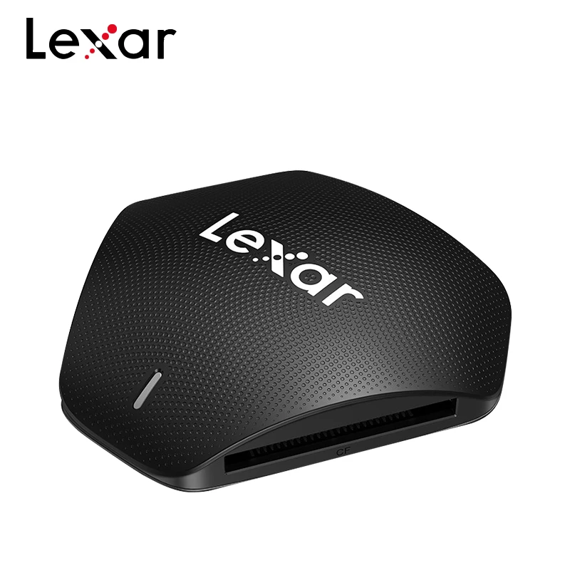 قارئ Lexar الاحترافي متعدد البطاقات 3 في 1 USB 3.1 عالي السرعة من النوع C لقارئ بطاقات SD / micro SD / CompactFlash