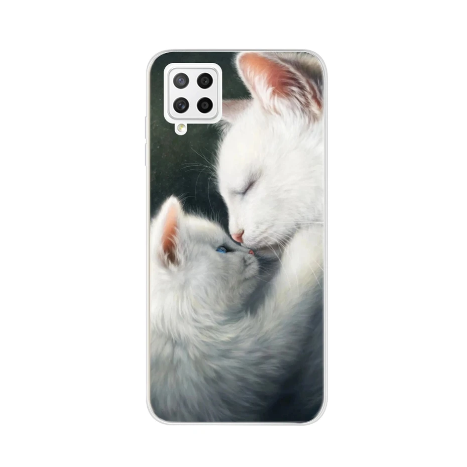 Soft Silicone Case For Samsung Galaxy A22 Case Cute Pattern Clear TPU Phone Back Cover For Samsung A22 4G A 22 SM-A225F Fundas