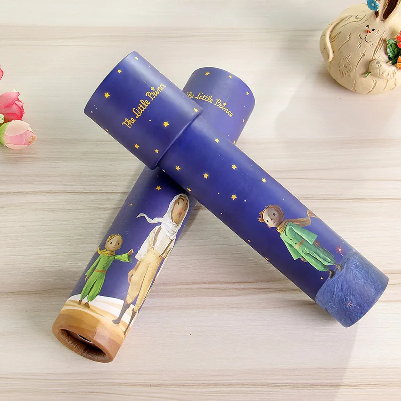 1pc Little Prince Kaleidoscope Toys Rotate Periscope Educational Toys for Children Magic Baby Sensory Toy Children\'s Day Gifts