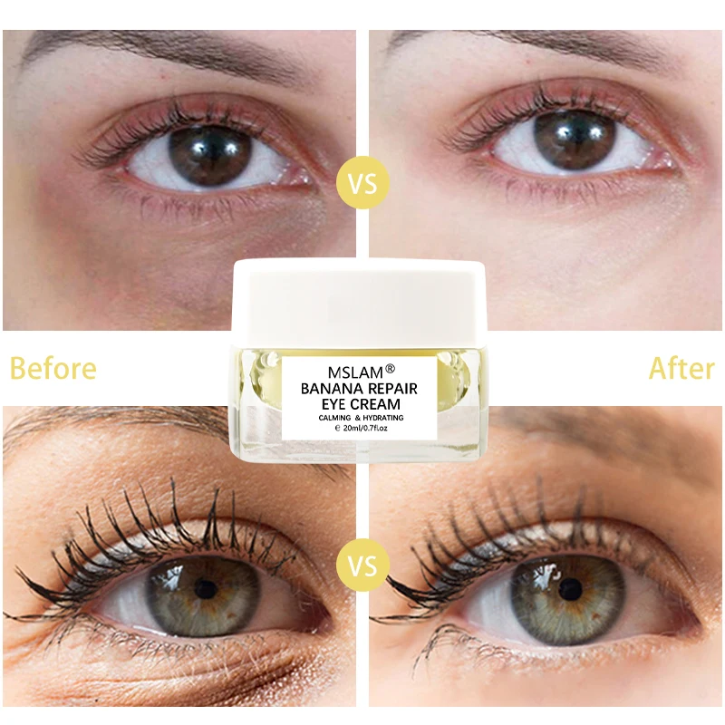

MSLAM Banana Eye Cream｜Brightens Skin, Diminishes Dark Spots & Visibly Firms | Clean | Paraben Free | Cruelty-Free | Vegan 20g