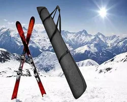 Torba na deskę snowboardową SoarOwl do 200 CM regulowana długość | Wodoodporne, ergonomiczne uchwyty torba narciarska-dla mężczyzn, kobiet i młodzieży-czarna