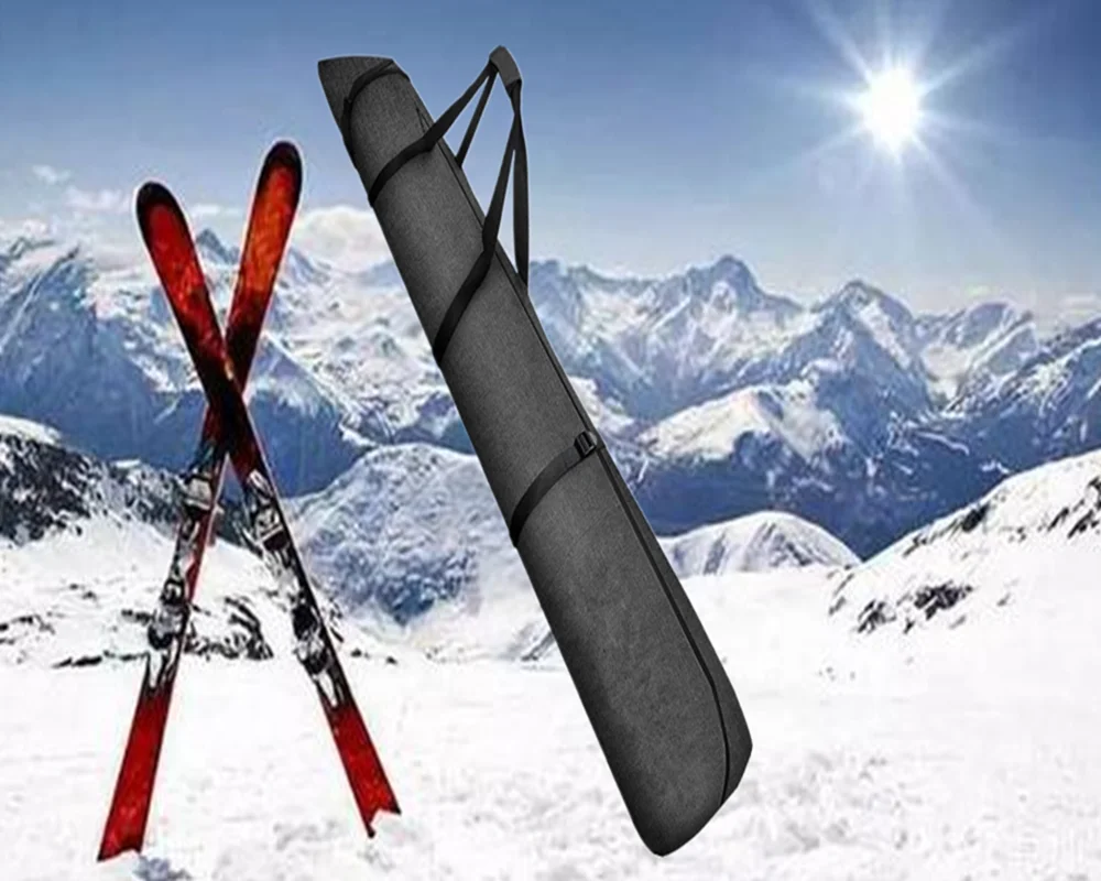 SoarOwl Snowboard Bag Up to 200 CM Adjustable Length| Waterproof, Ergonomic Handles Ski Bag - for Men, Women and Youth - Black