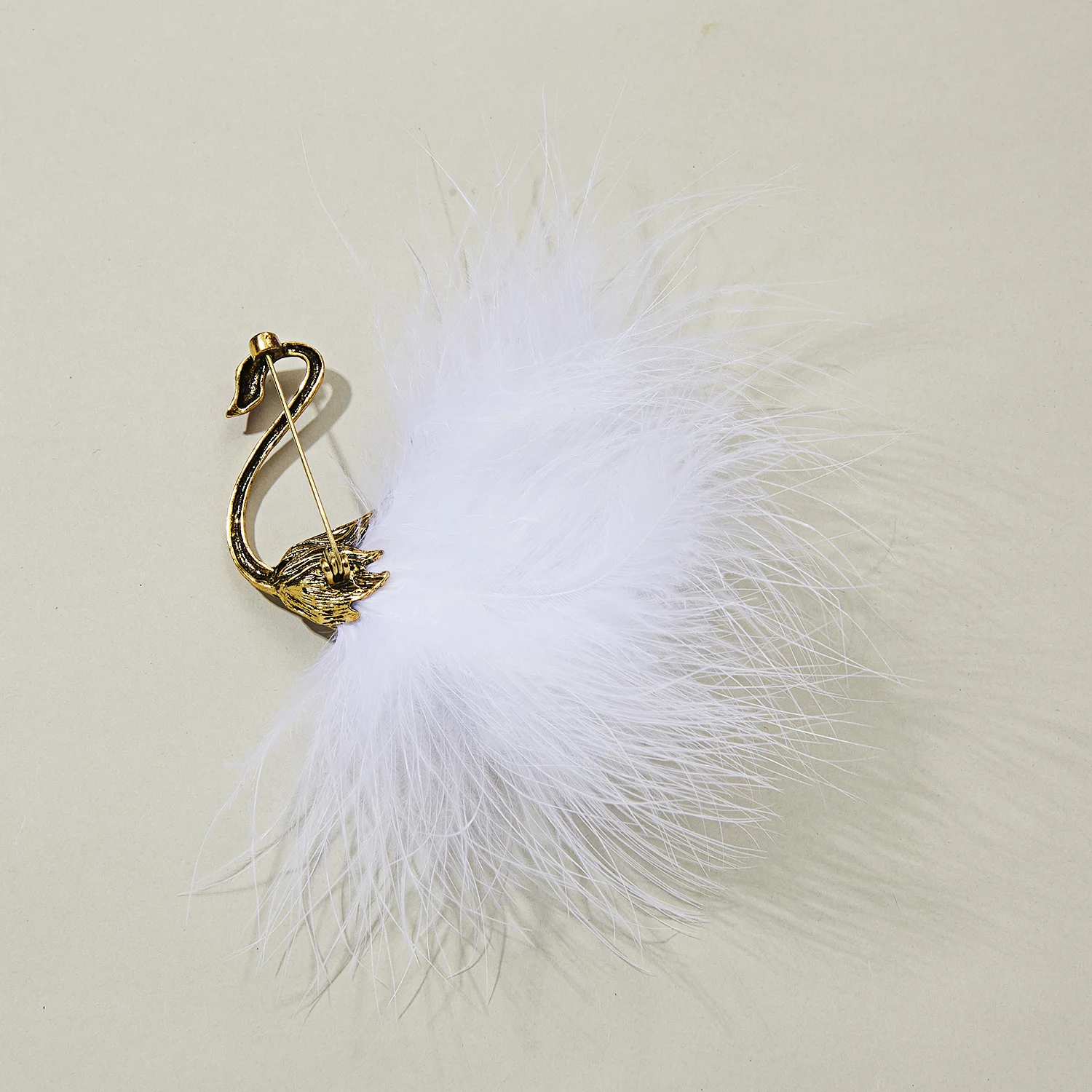Rinhoo Crystal Imitation Pearl Animal Brooches Women Bird Elegant Pins Rhinestone Corsage Party Jewelry Vintage Feather Brooches