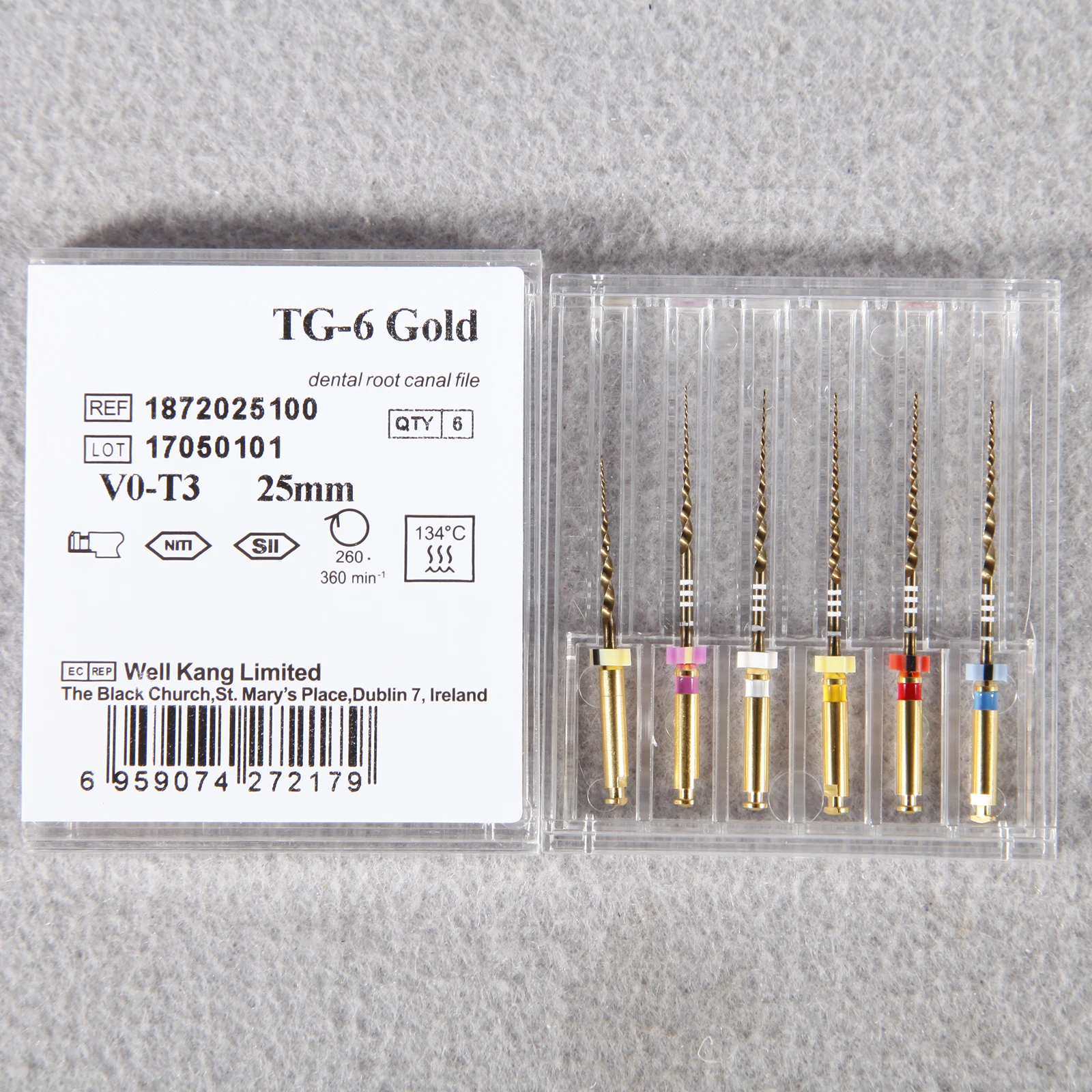 1-5Packs 6個ミックスアソート歯科歯内niti TG6ファイルニッケル25ミリメートルエンジン使用