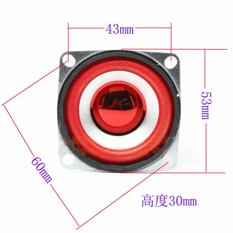 SOTAMIA 2Pcs 53MM Audio Tragbare Vollständige Palette Lautsprecher 3 Ohm 5W DIY Bluetooth Mini Lautsprecher Sound Musik heimkino Lautsprecher