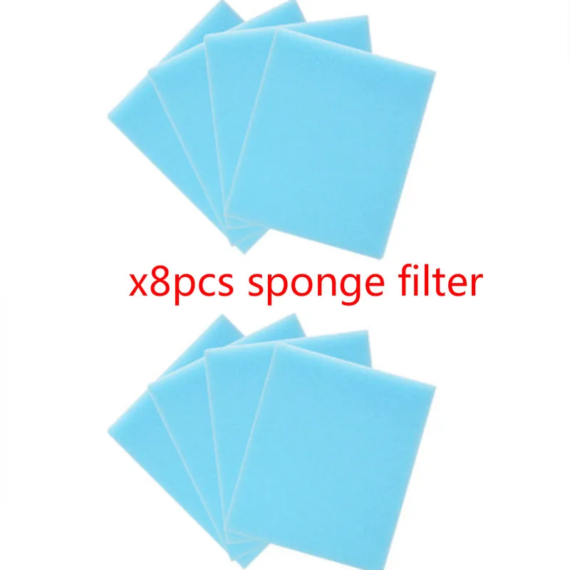 8 قطعة/الوحدة الإسفنج تصفية استبدال أجزاء عدة ل فيليبس FC8470 FC8471 FC8632 FC8630 FC8634 FC8645 FC9320 FC9322 FC9520 FC9521