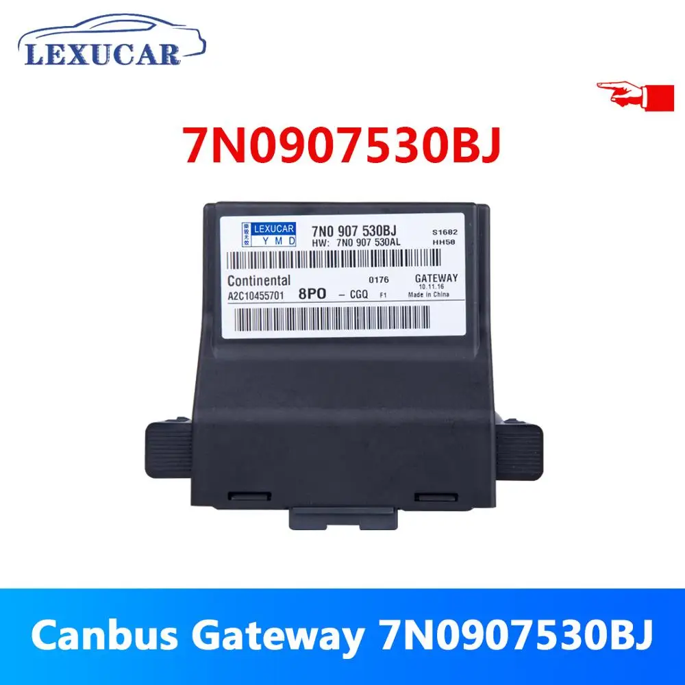 

LEXUCAR 7N0907530BJ Canbus Gateway For VW Jetta 5 MK5 Golf 6 MK6 Touran Octavia 7N0 907 530 BJ