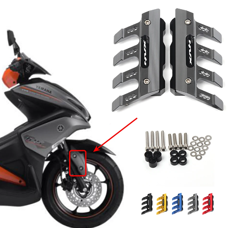 

Motorcycle Front Fender Side Protection Guard Mudguard Sliders For YAMAHA NVX155 NVX 155/AEROX155 Accessories universal