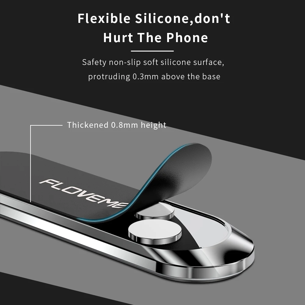 Floveme-携帯電話用の磁気ホルダー,ユニバーサルダッシュボード,スマートフォン用