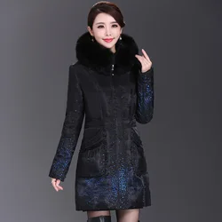 Vrouwen Donsjack Nieuwe Design Fashion Koreaanse Stijl 90% Wit Buk Coat Warm Uitloper Hoge Kwaliteit Kleding Gratis Verzending