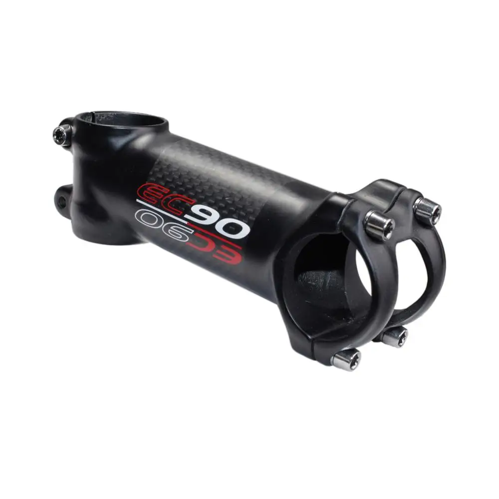 EC90 Aluminium Alloy + Carbon Fiber Road Bike Handlebar Stem Riser MTB Bicycle Stem Rod Aluminium Alloy Cycling Stems