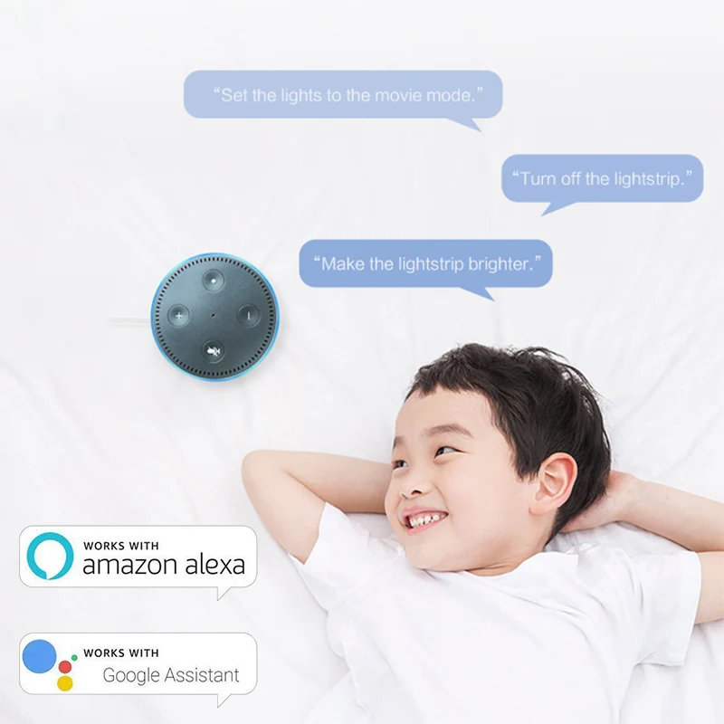 Yeelight Aurora Smart LightStrip 1S 2M 10M LED RGB WiFi APP รีโมทคอนโทรล Light Strip สำหรับ Alexa ผู้ช่วย Homekit